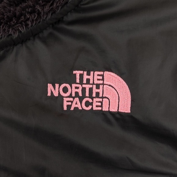 The North Face Fleece Hoodie Jacket Girl's Large Black - Picture 3 of 10